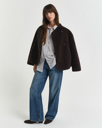 Relaxed Fit Classic hemd van poplin met strepen