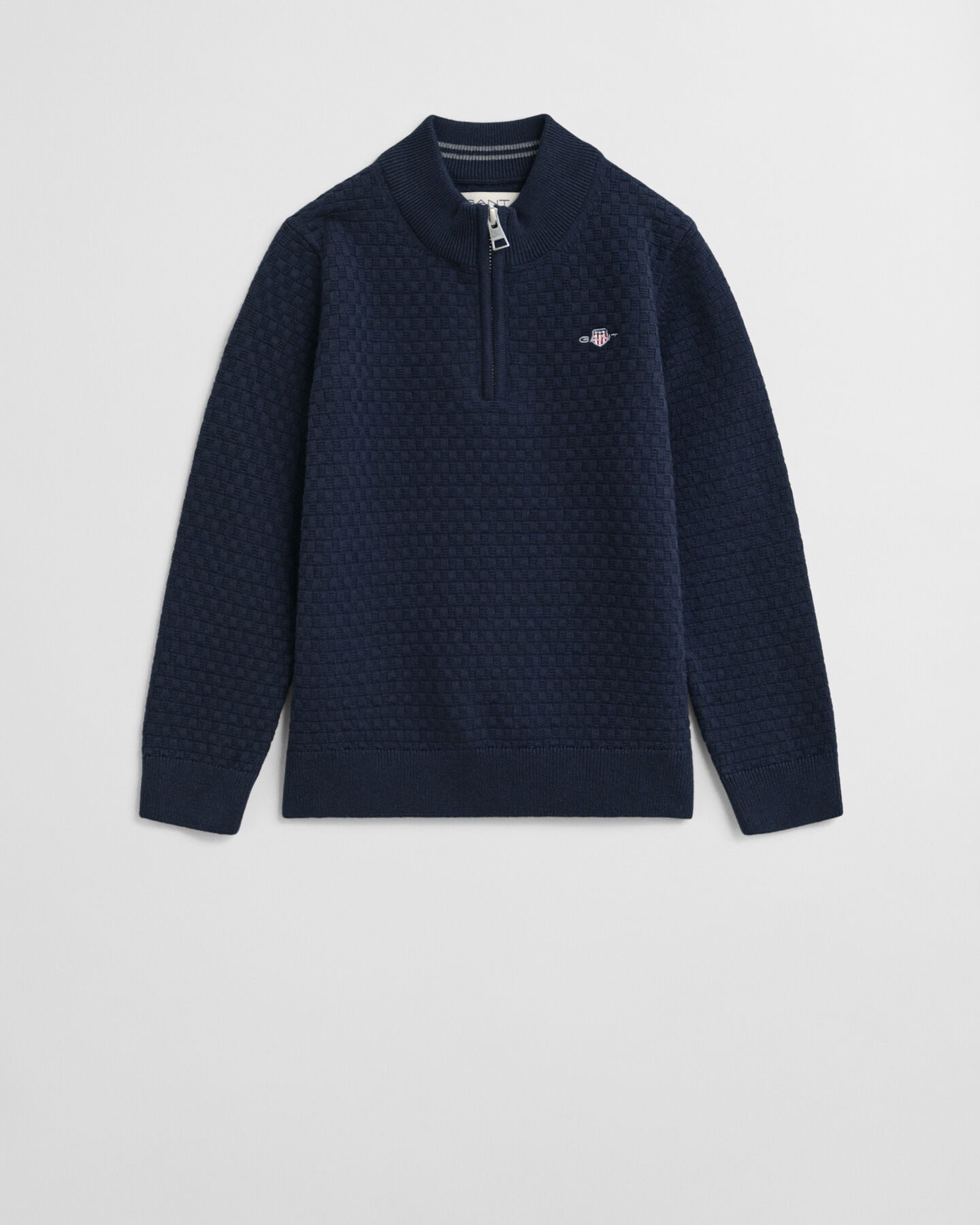 Pull à demi-zip micro texturé Enfant