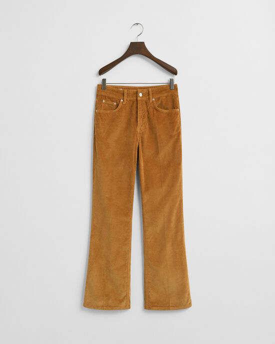 Flared corduroy jeans