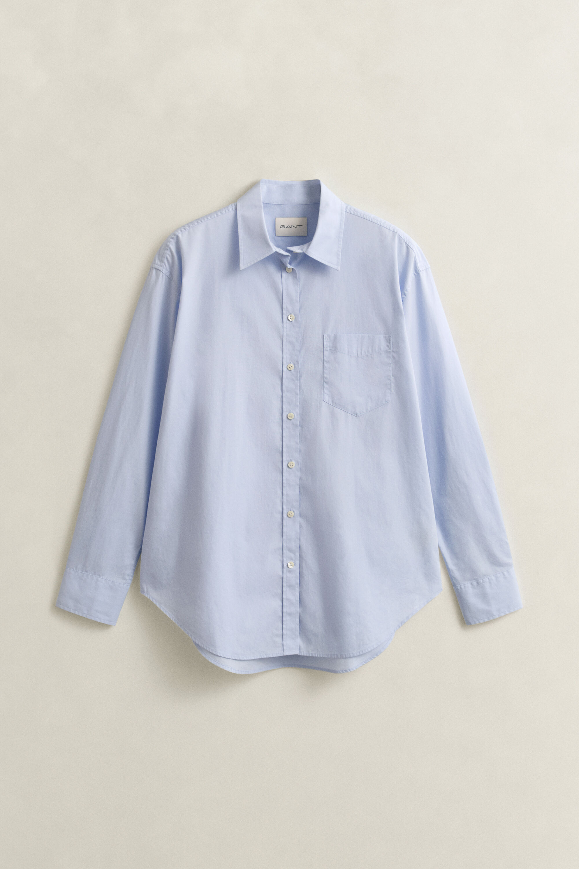 Relaxed Fit Classic overhemd van poplin