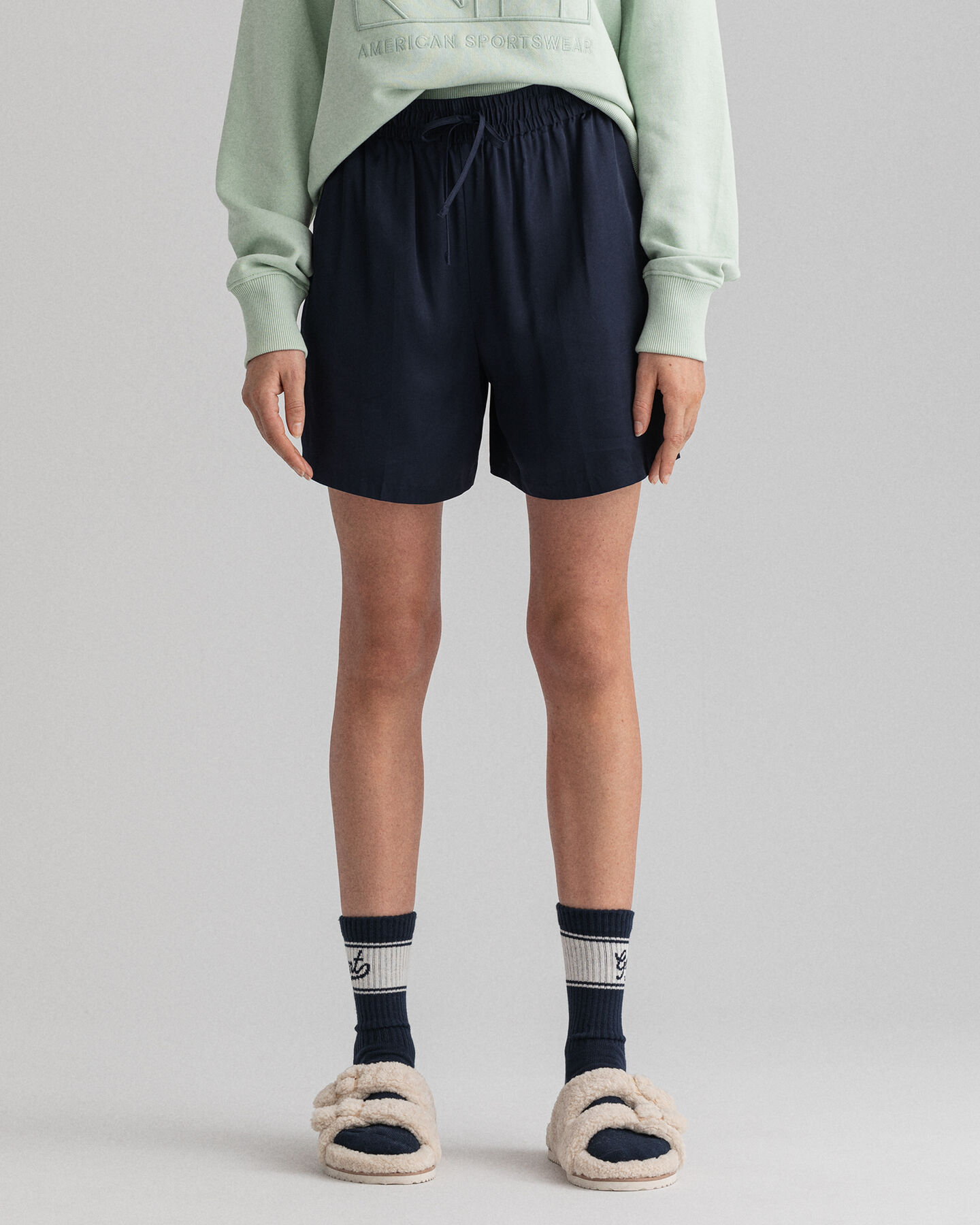 Pull-On satijnen short