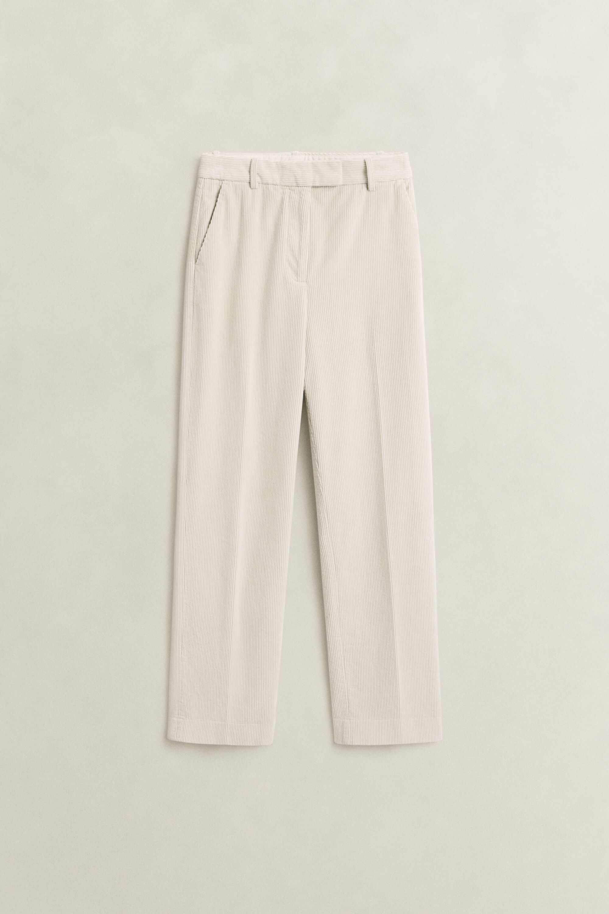 Geklede corduroy broek