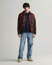 Wool Nepps trui met ronde hals