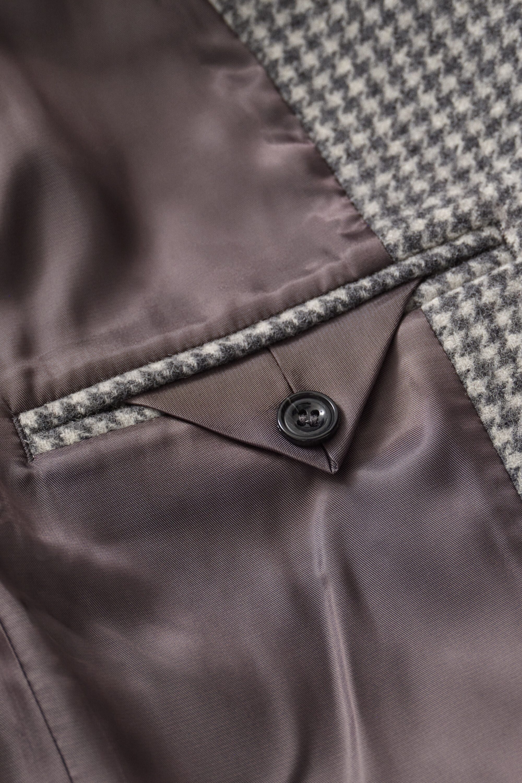 Veste blazer à motif pied-de-poule