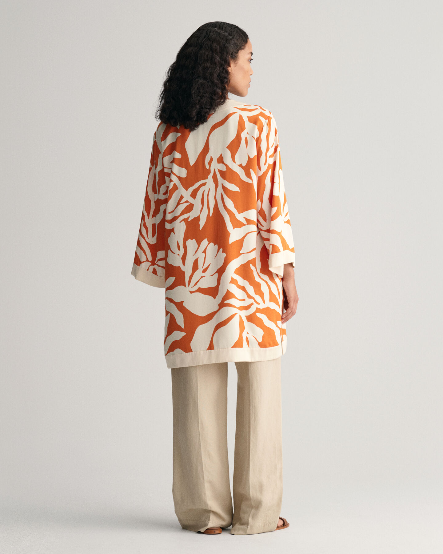 Caftan Palm Print