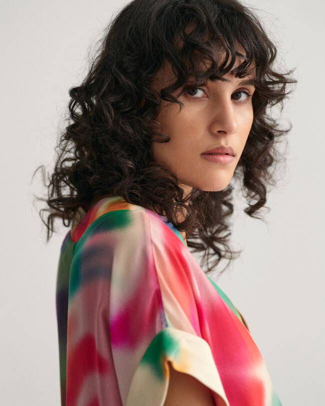 Kaftan met bloemenprint