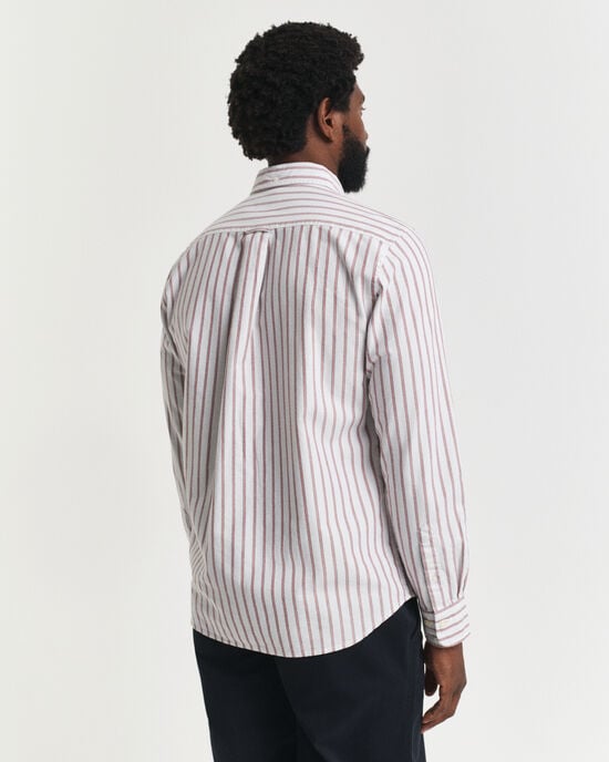 Chemise regular fit en coton Oxford à rayures Archive