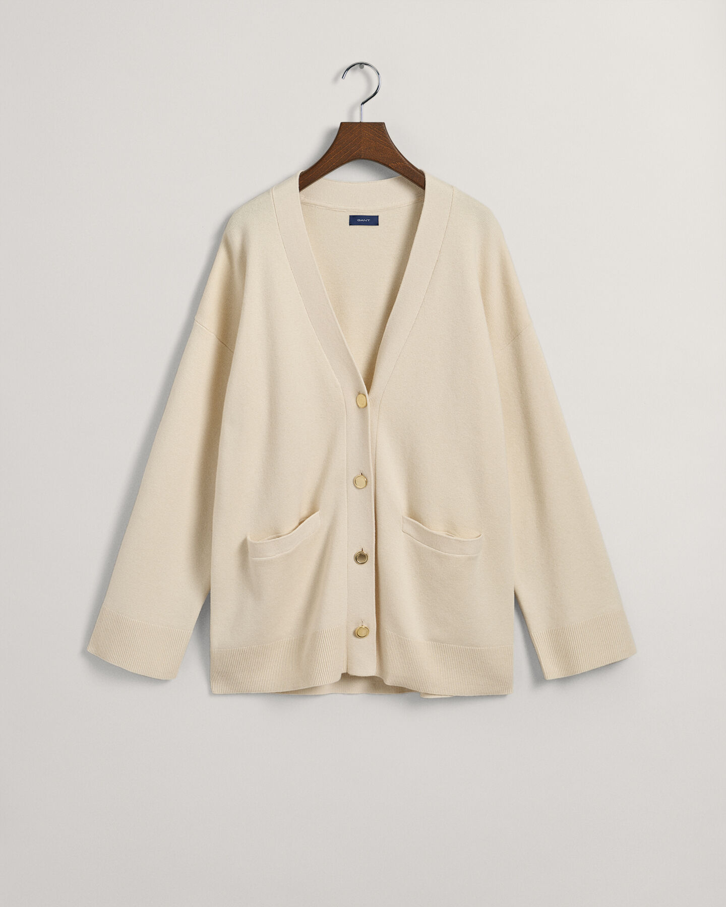 Relaxed Fit vest met V-hals