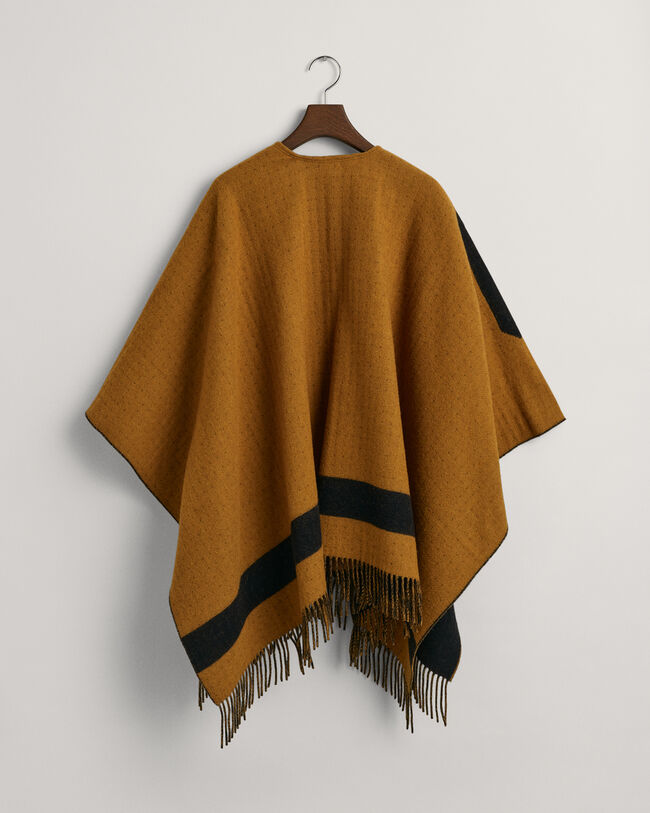 Poncho en laine Logo