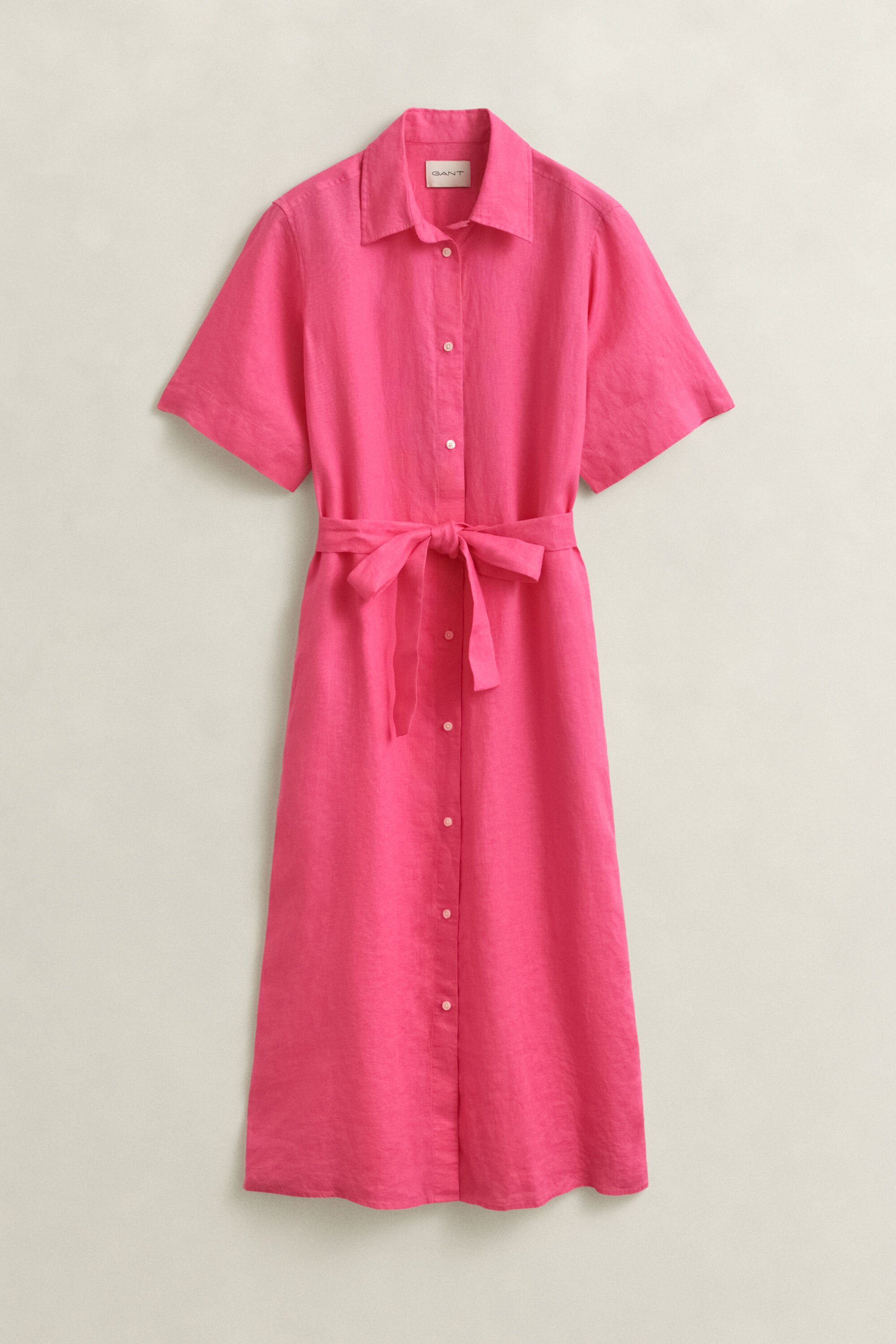 Robe-chemise en lin
