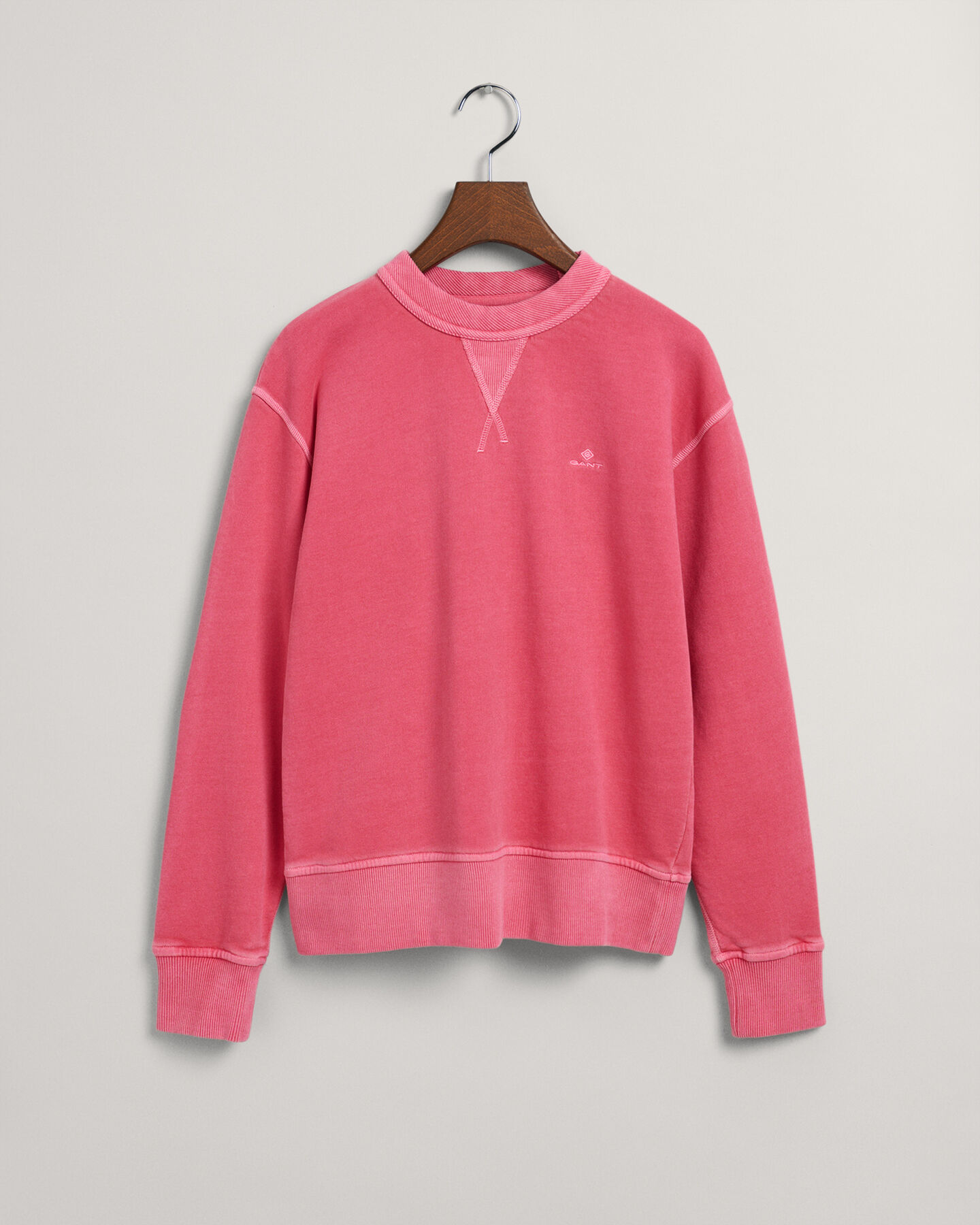 Sunfaded sweatshirt met ronde hals