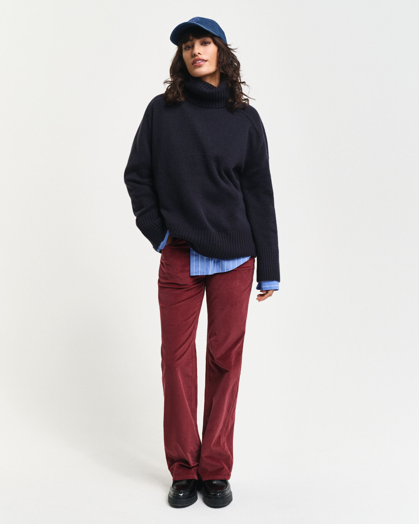 Pull col roulé en cachemire