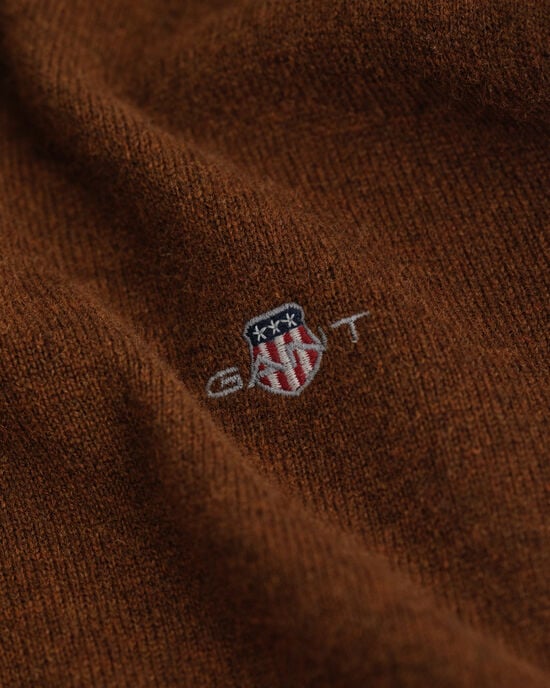 Pull col V en laine d'agneau ultrafine