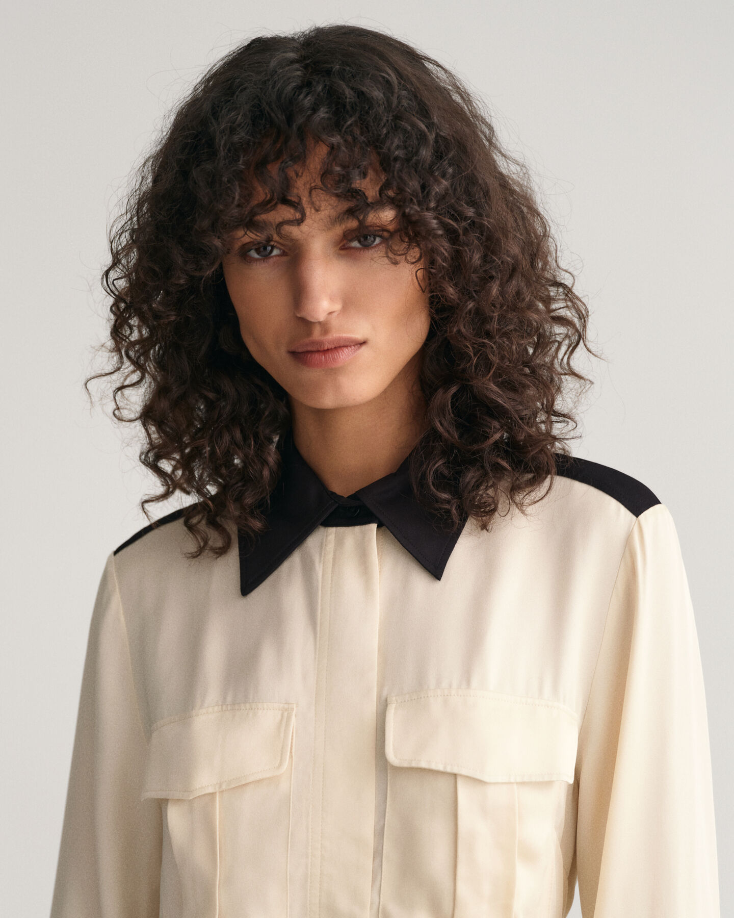 Overhemdjurk met kleurblok