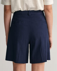 Short en lin stretch