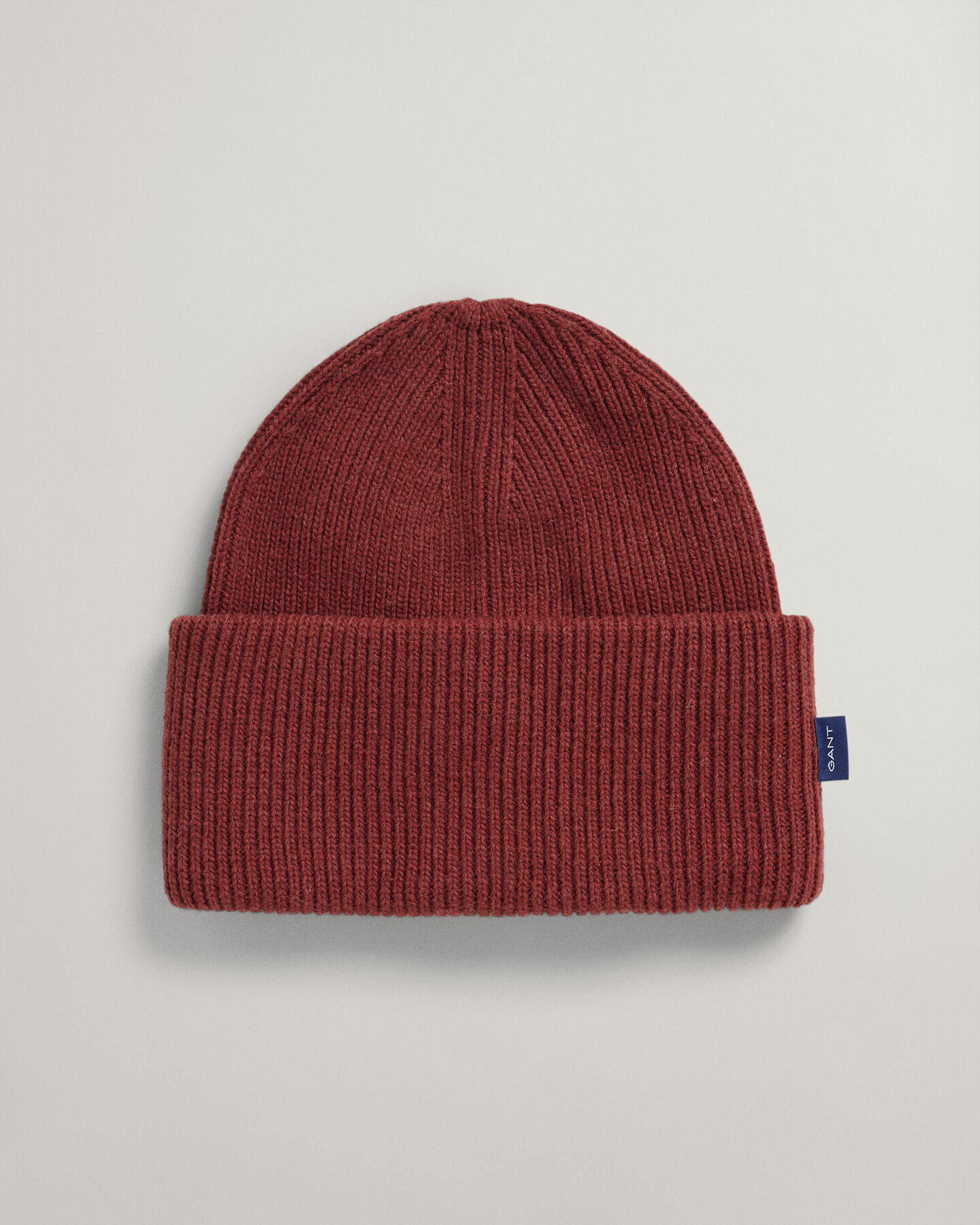 Ribgebreide beanie