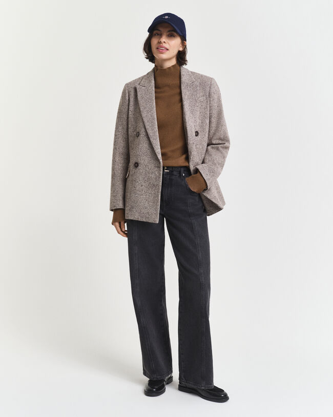 Pull col roulé en laine d'agneau ultrafine