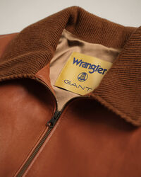 Wrangler x GANT leren jack