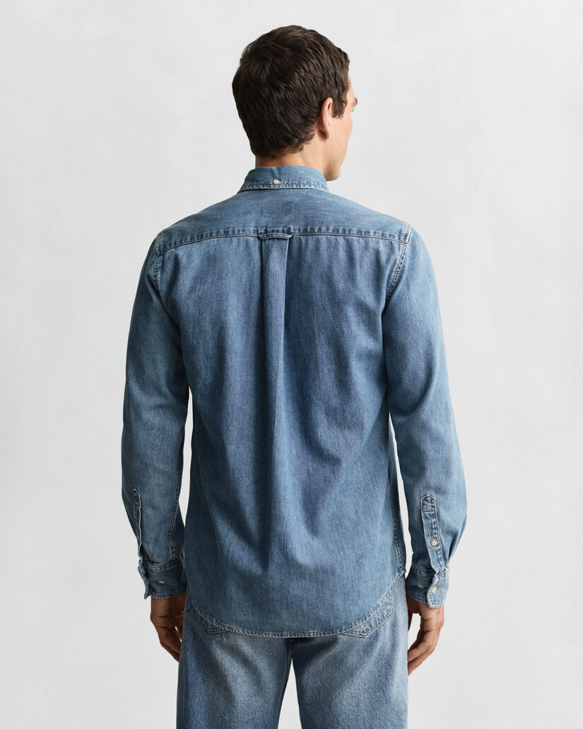 Chemise coupe regular en denim