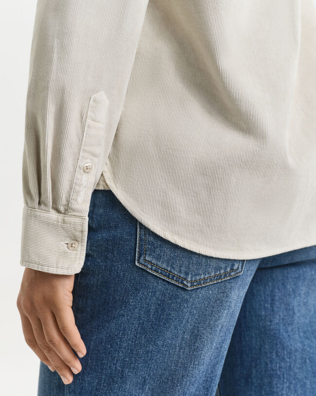 Regular Fit corduroy hemd
