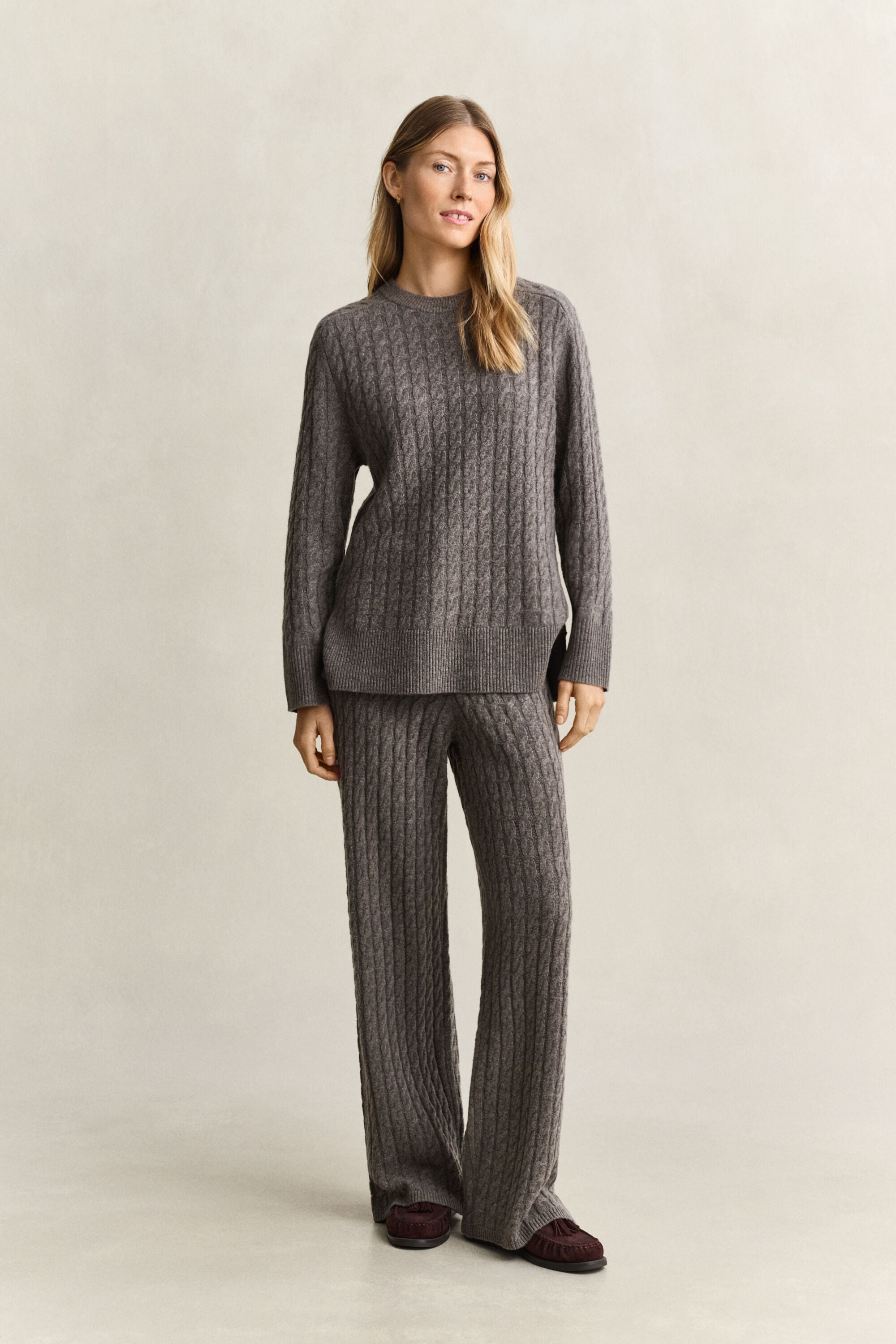 Pantalon en laine et cachemire
