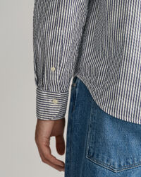 Regular Fit Seersucker overhemd