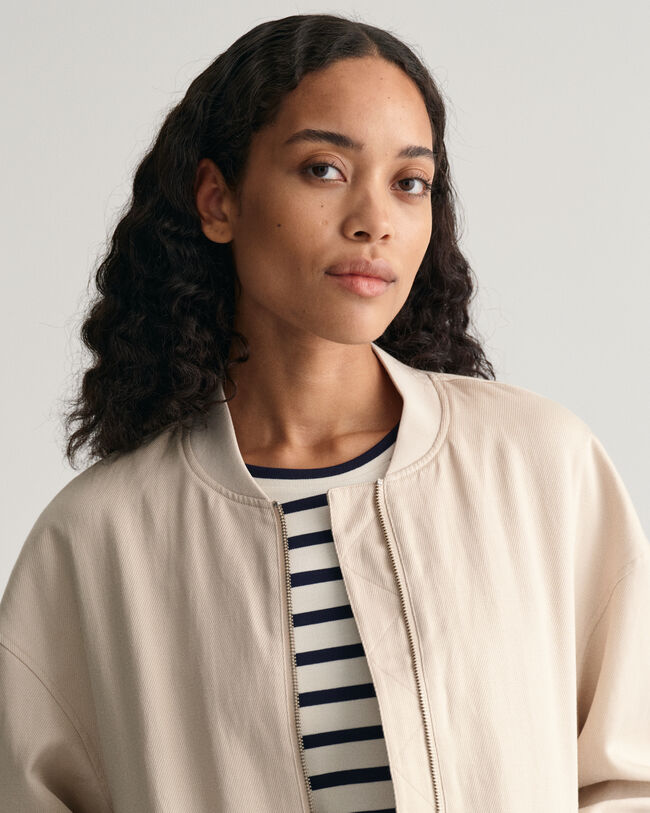 Bomberjack van linnenmix