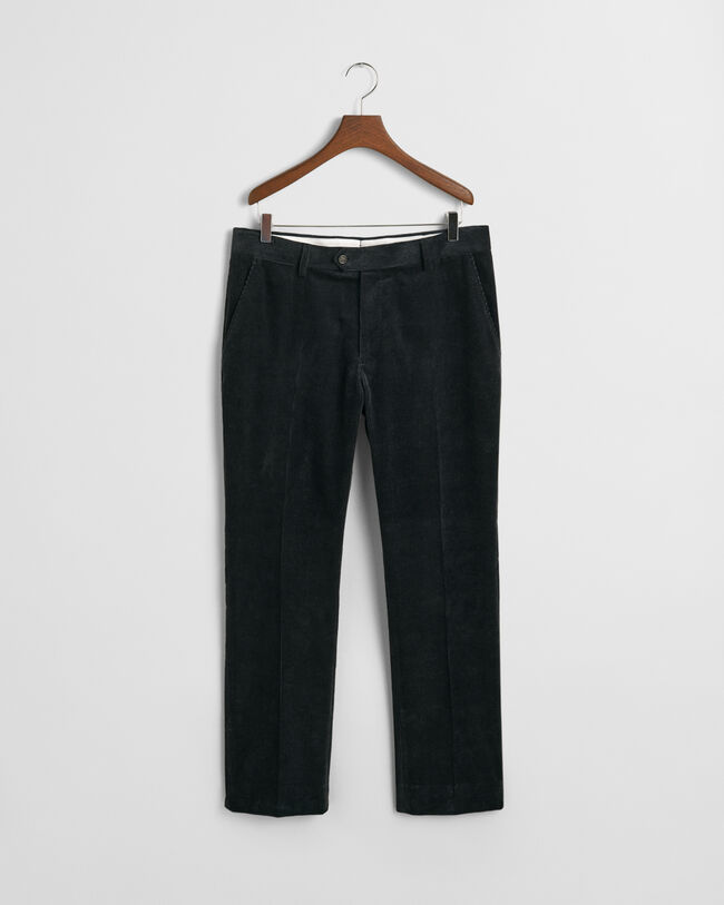 Slim Fit corduroy kostuumbroek