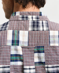 Chemise relaxed fit patchwork Remake