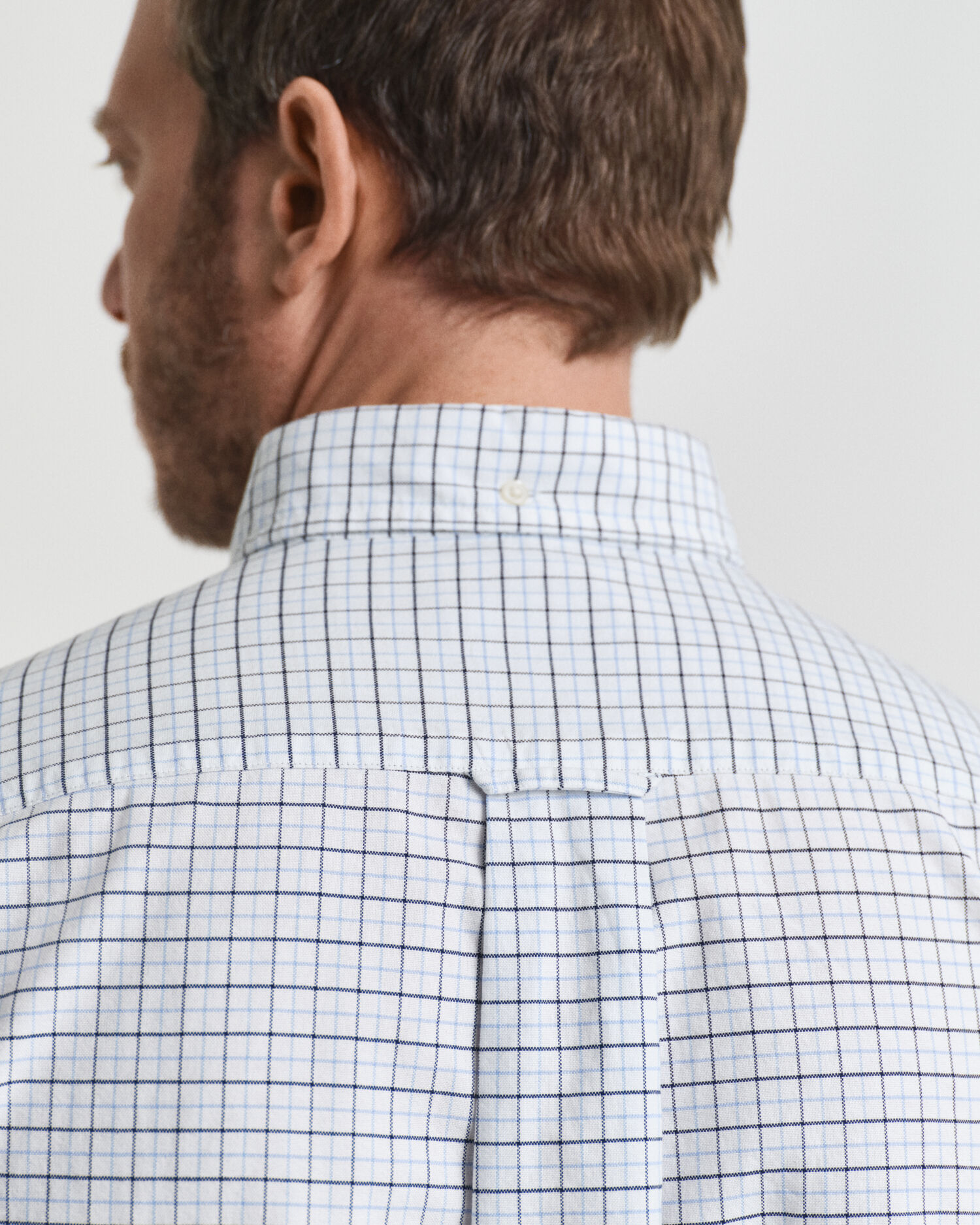 Chemise coupe regular en coton Oxford classique Tattersall