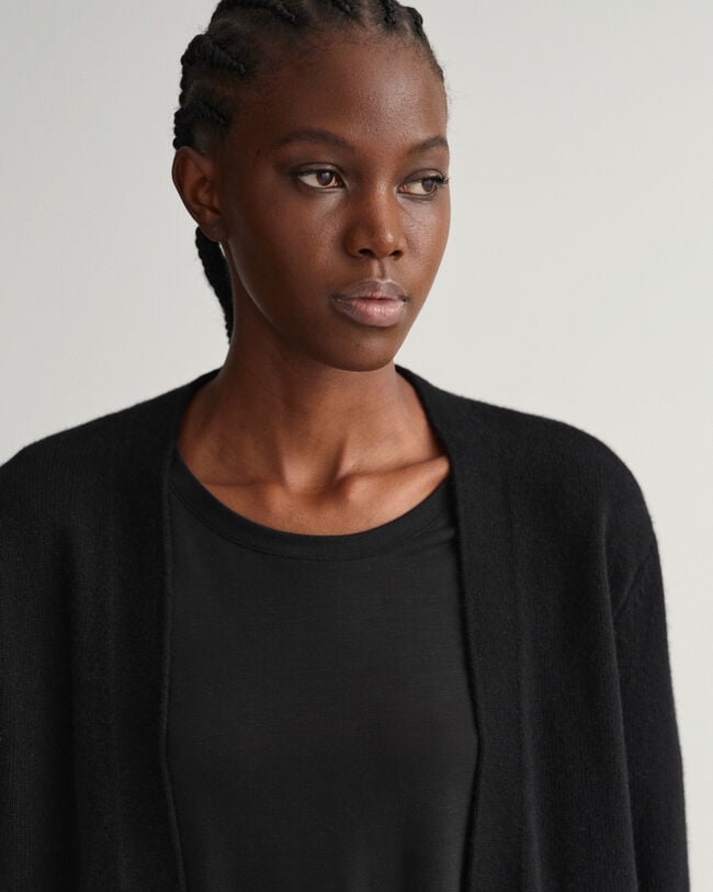 Cardigan long en laine