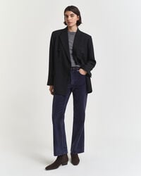 Flared corduroy jeans