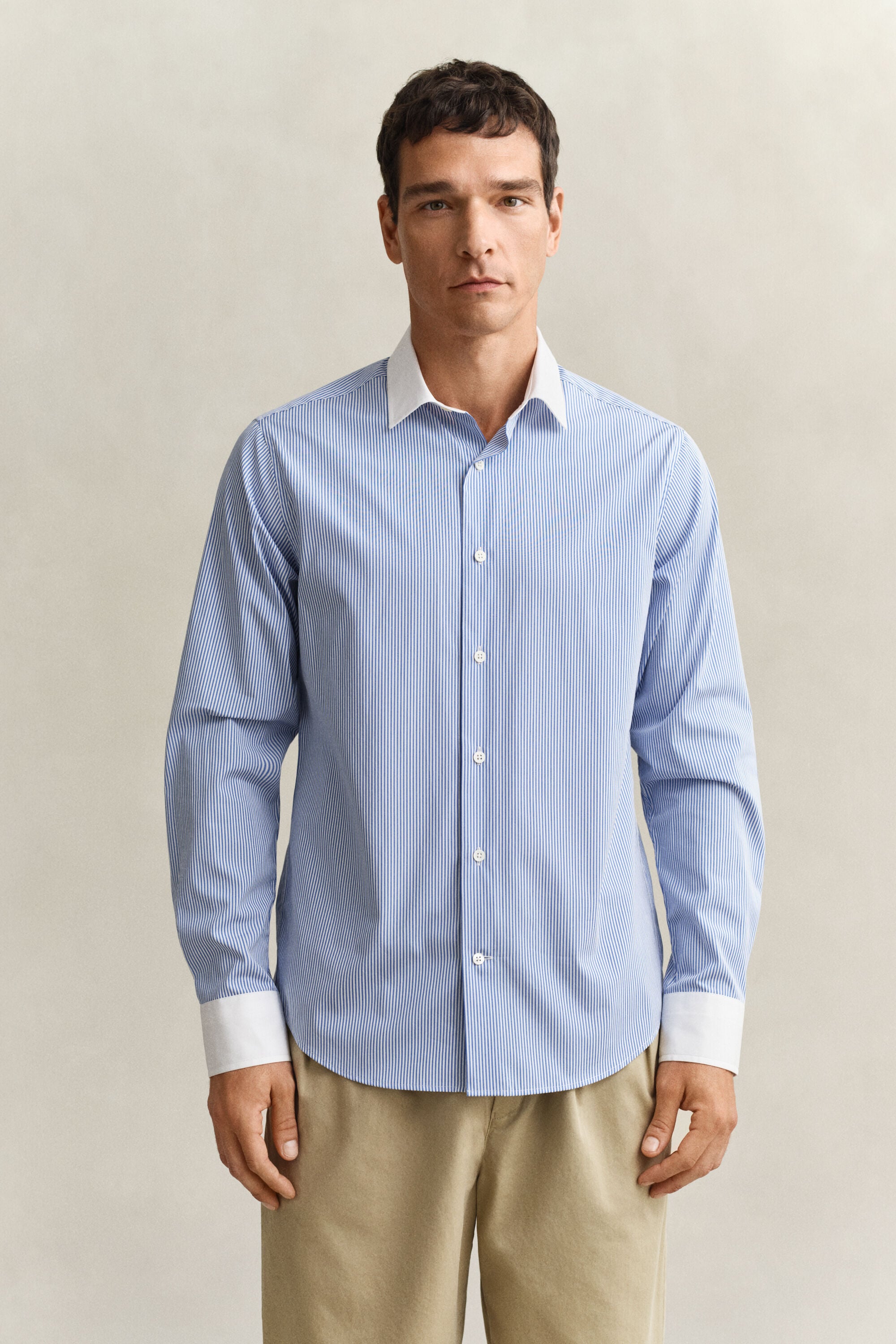 Poplin overhemdjurk