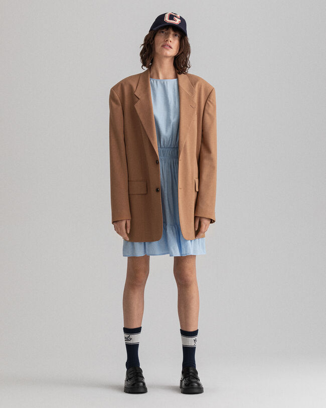 Robe à manches bouffantes Flounce