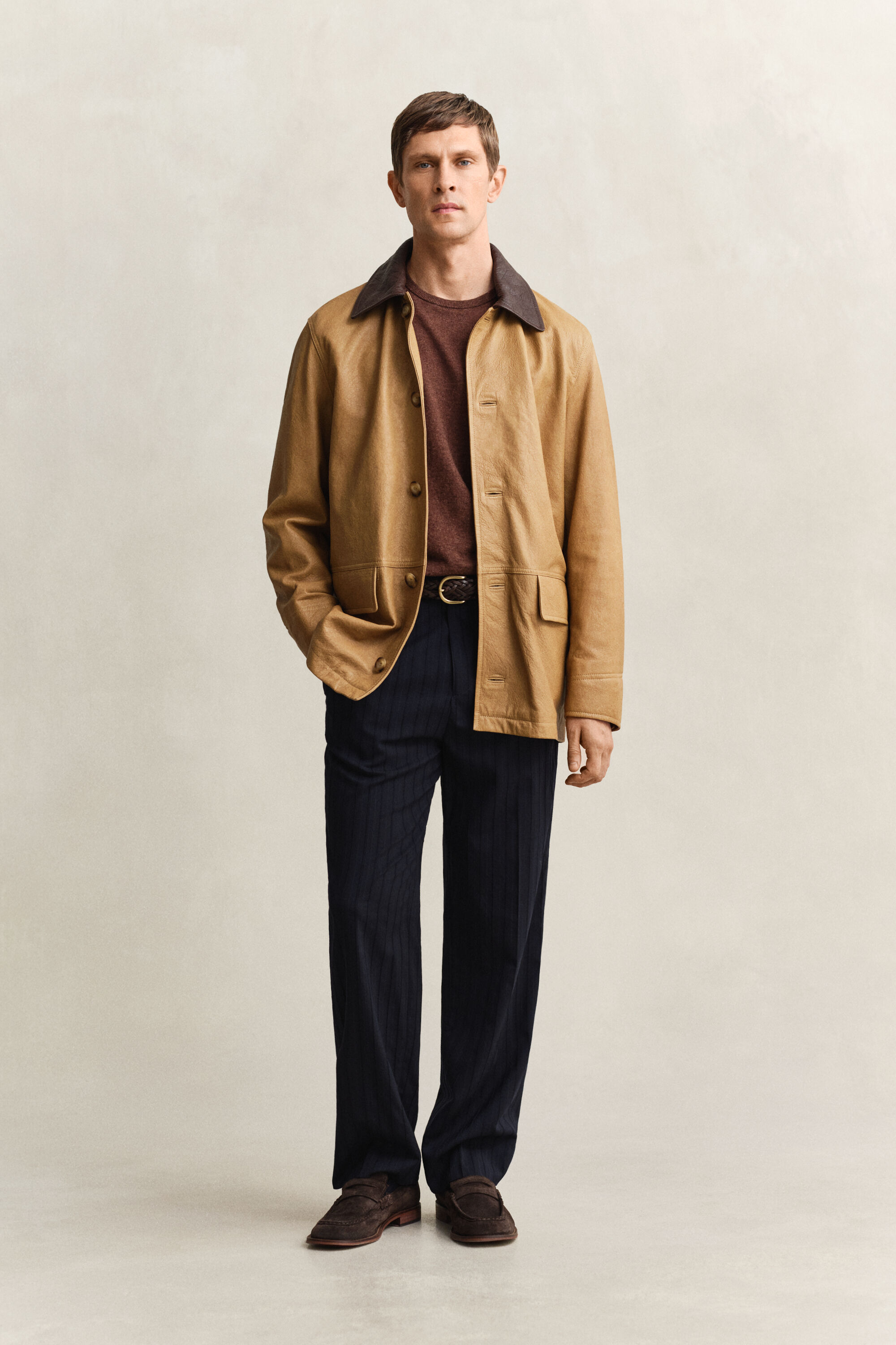 Trui van ruwe katoenmix