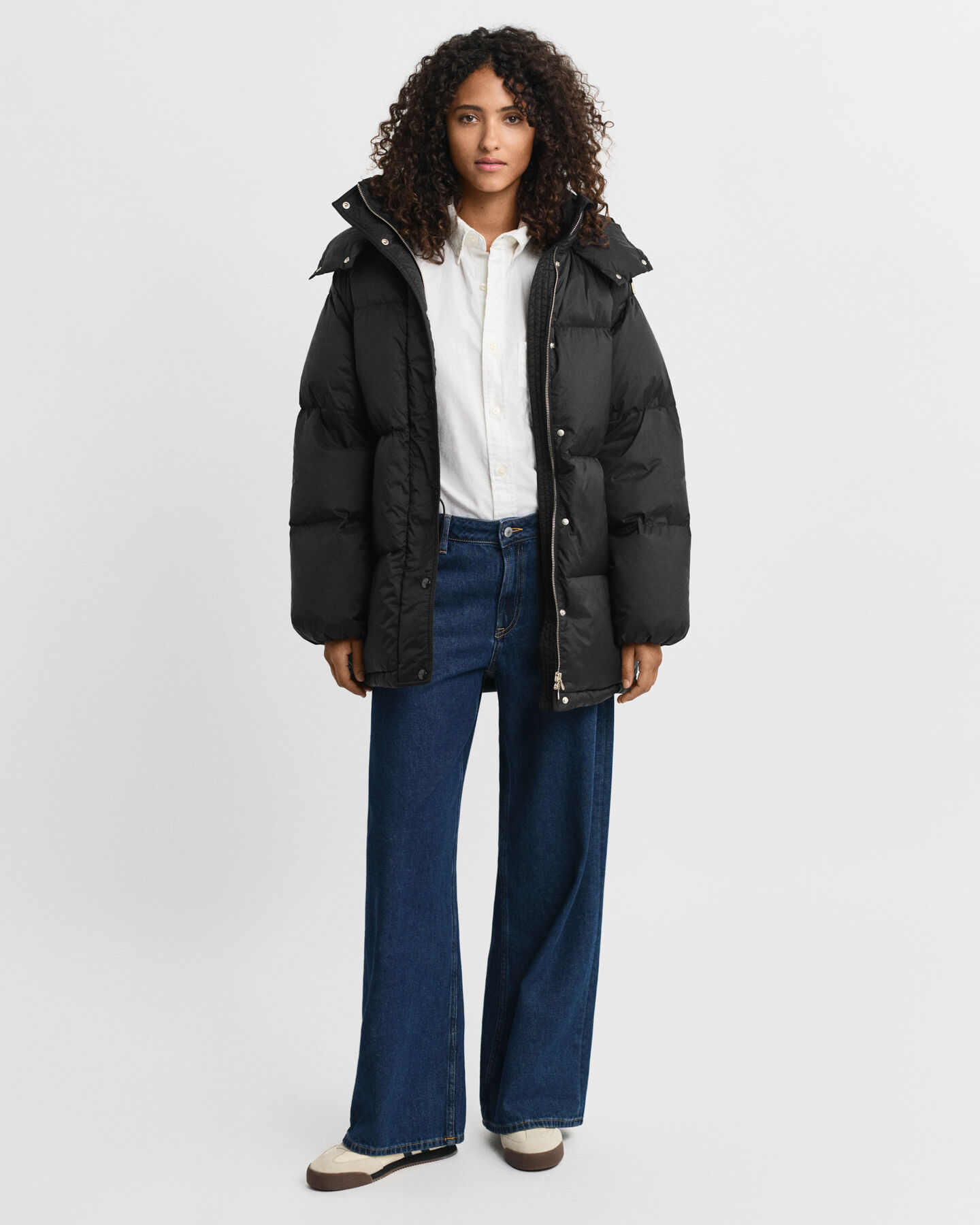 Doudoune mi-longue en duvet