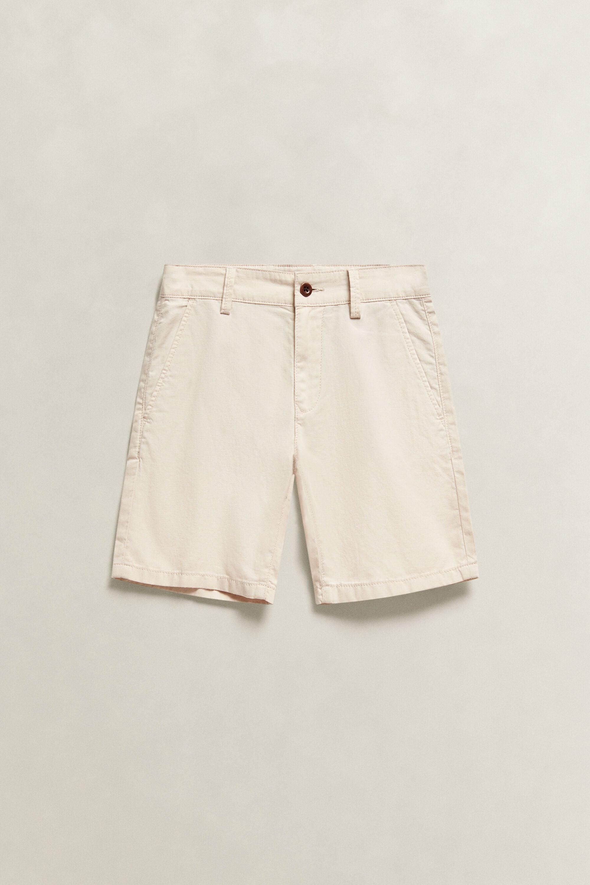 Short en lin mélangé Ado Garçon