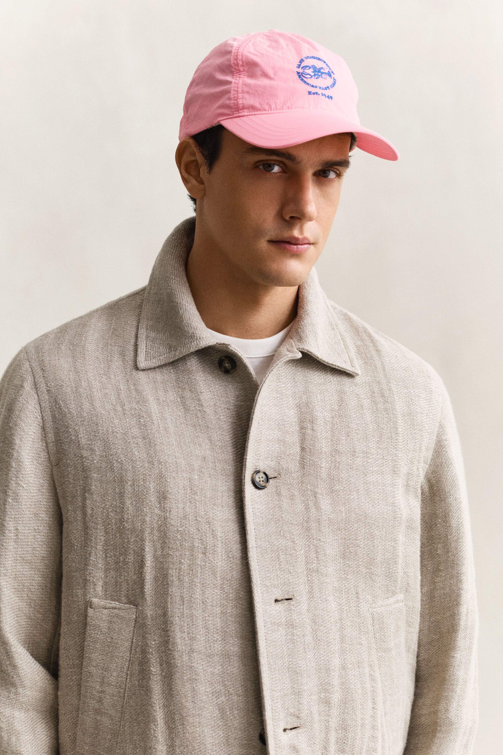 Casquette délavée effet froissé