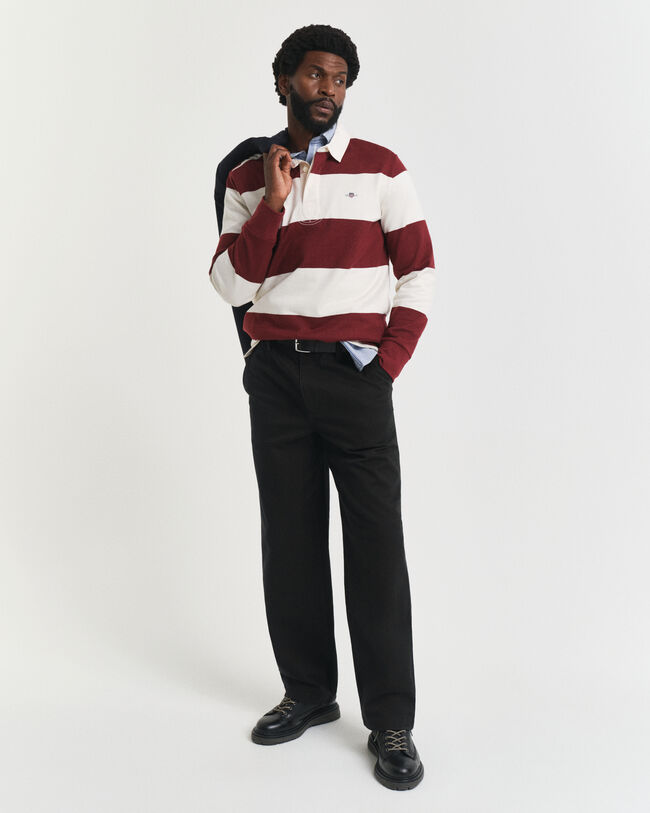 Relaxed Fit chino van katoenkeper