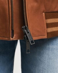 Veste Varsity de GANT en cuir