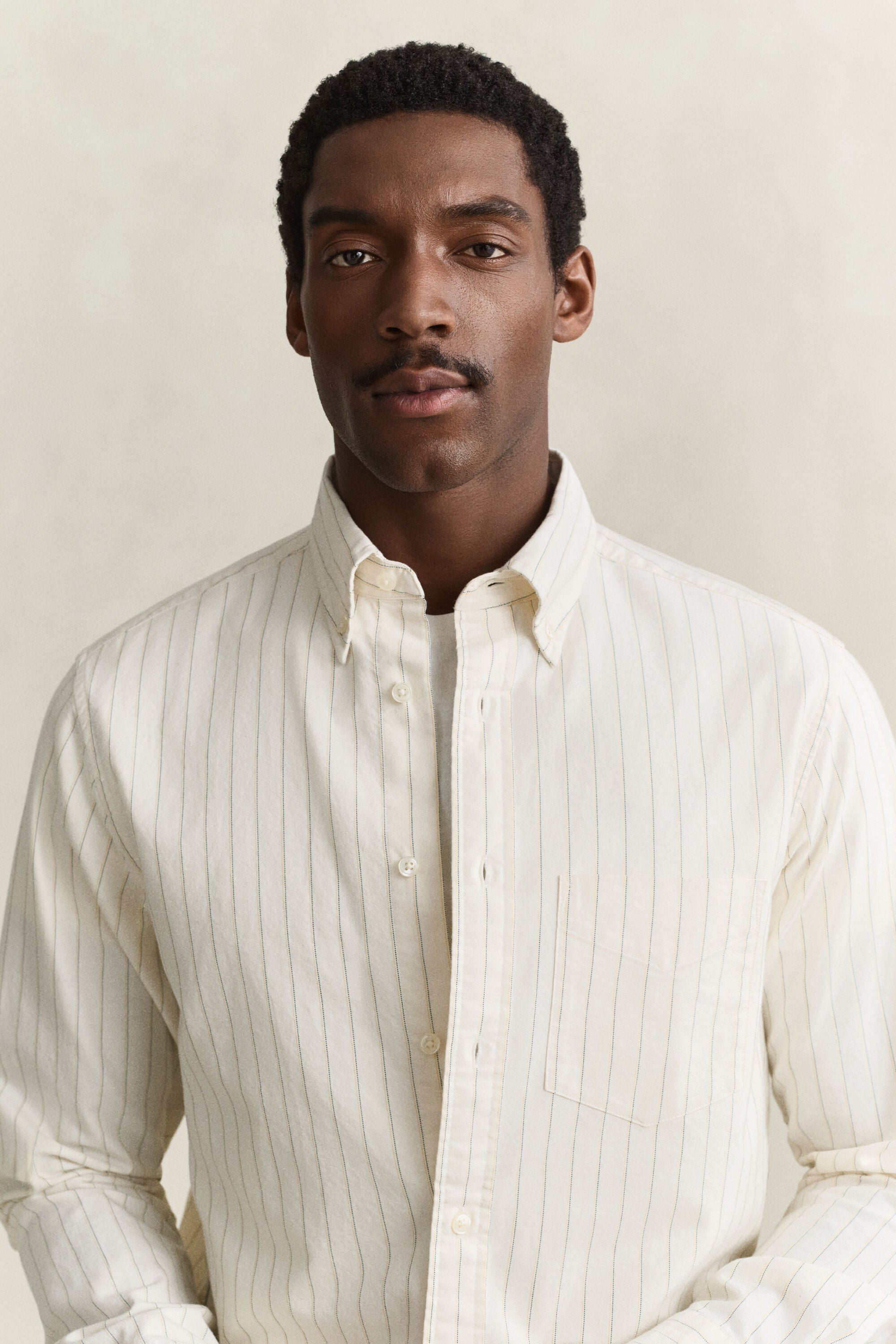 Chemise en coton Oxford à rayures Archive