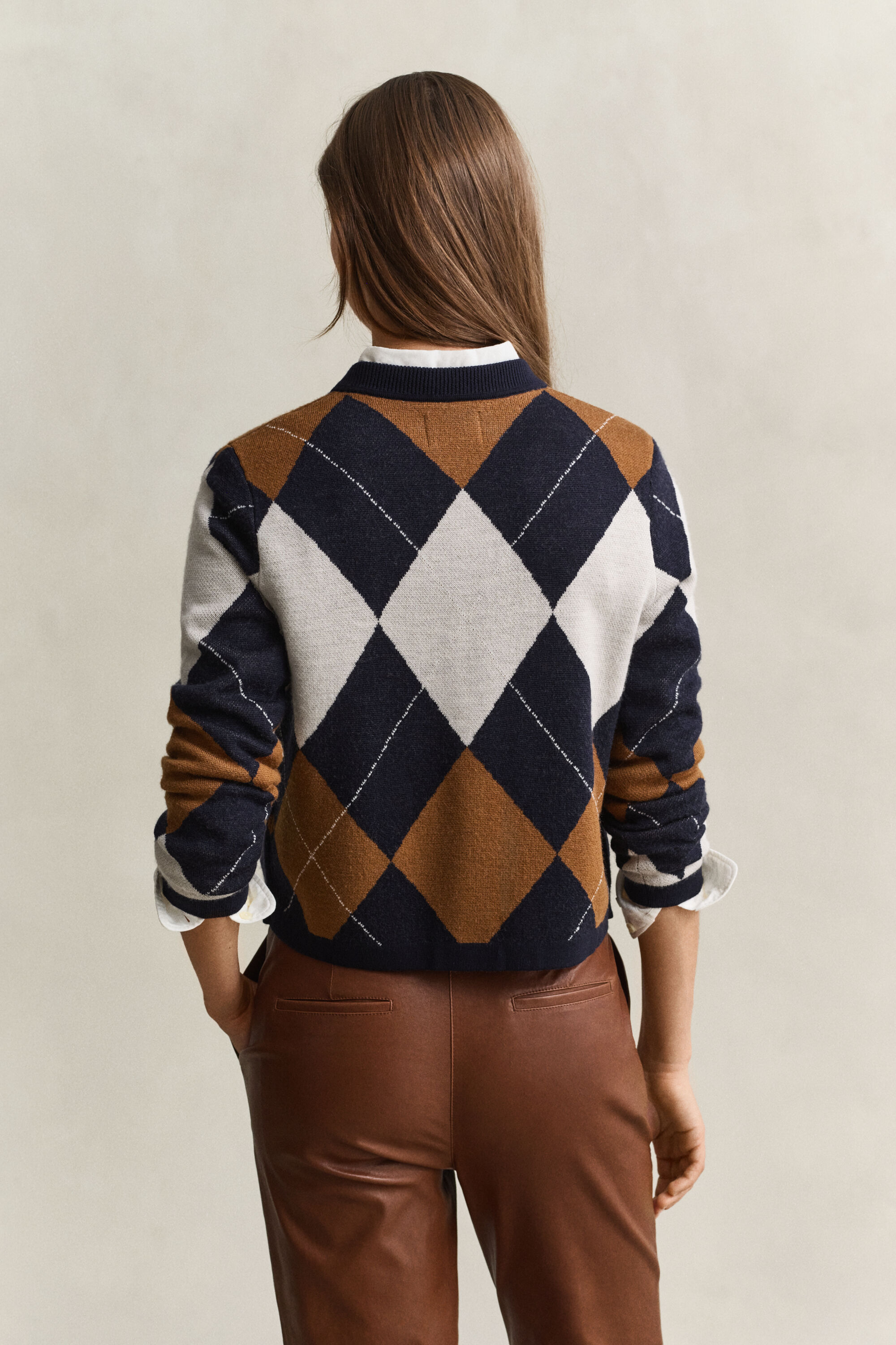 Argyle vest