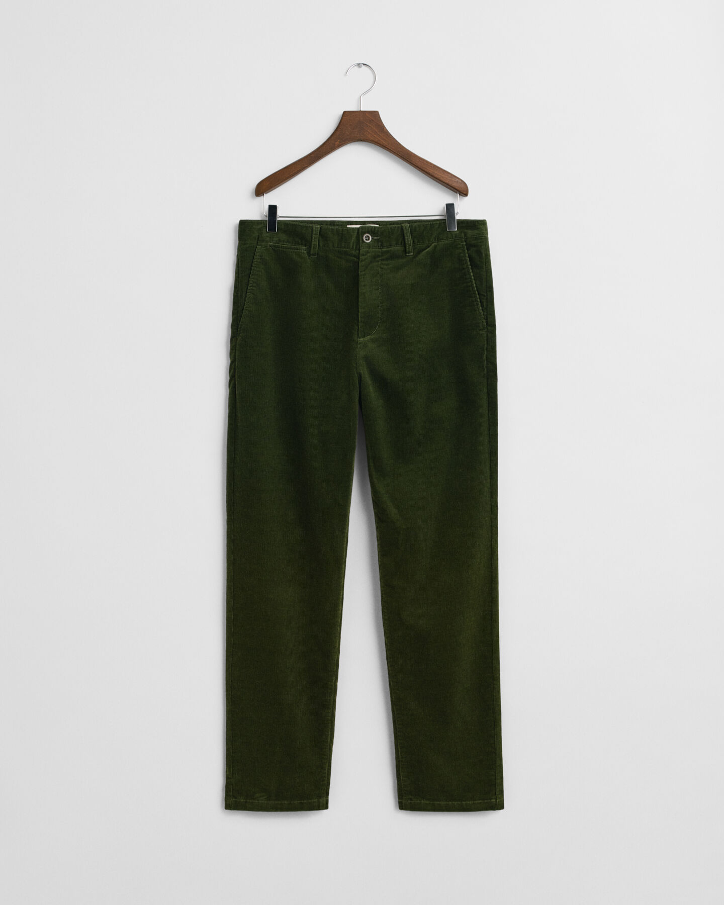 Pantalon chino regular fit en velours côtelé