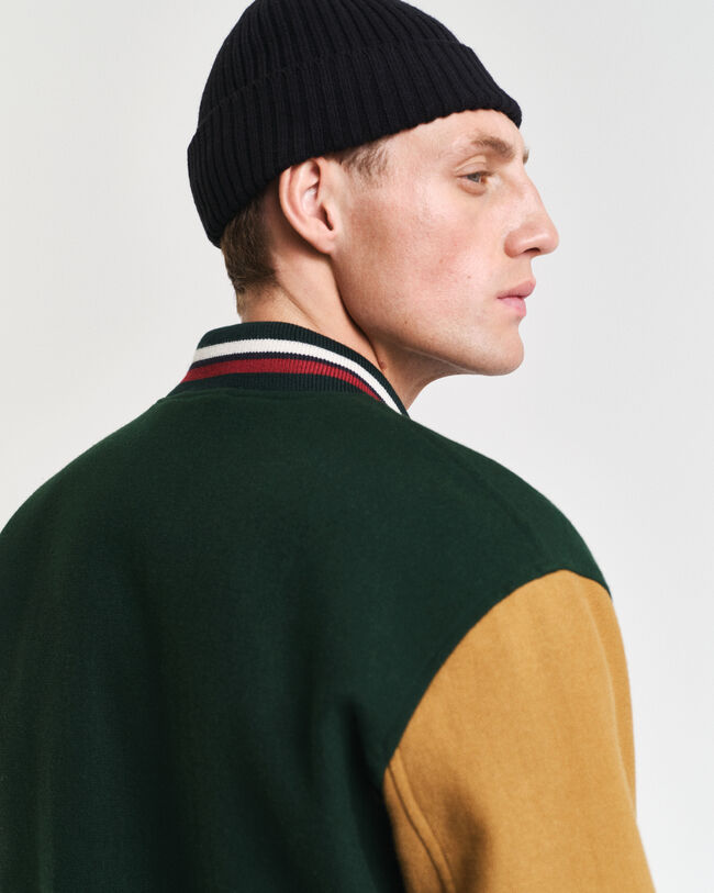 Varsity Jacket van wolmix