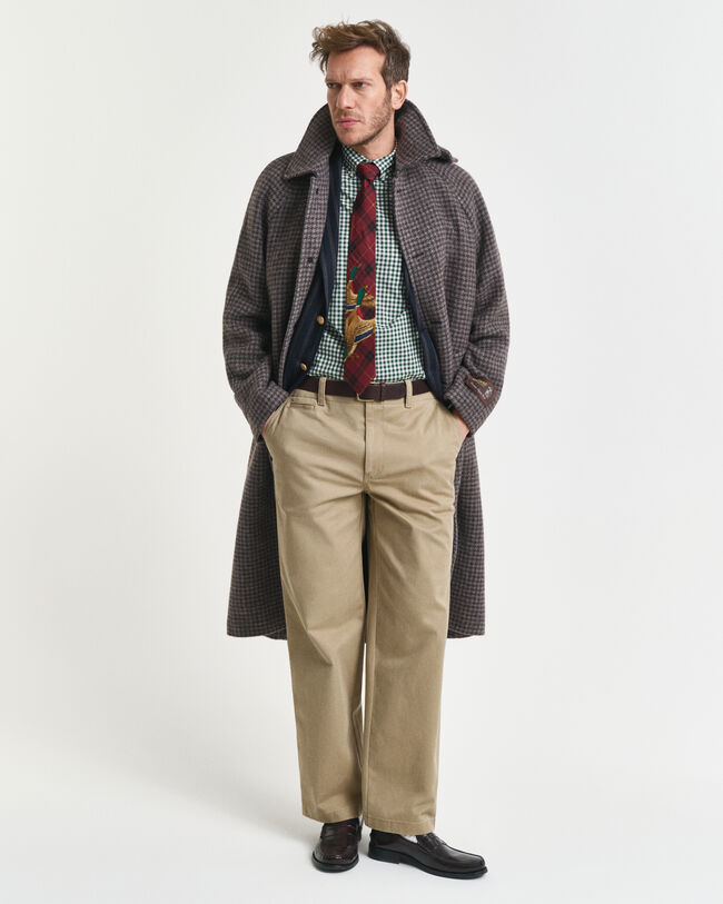 Chemise coupe regular en popeline à carreaux vichy classique