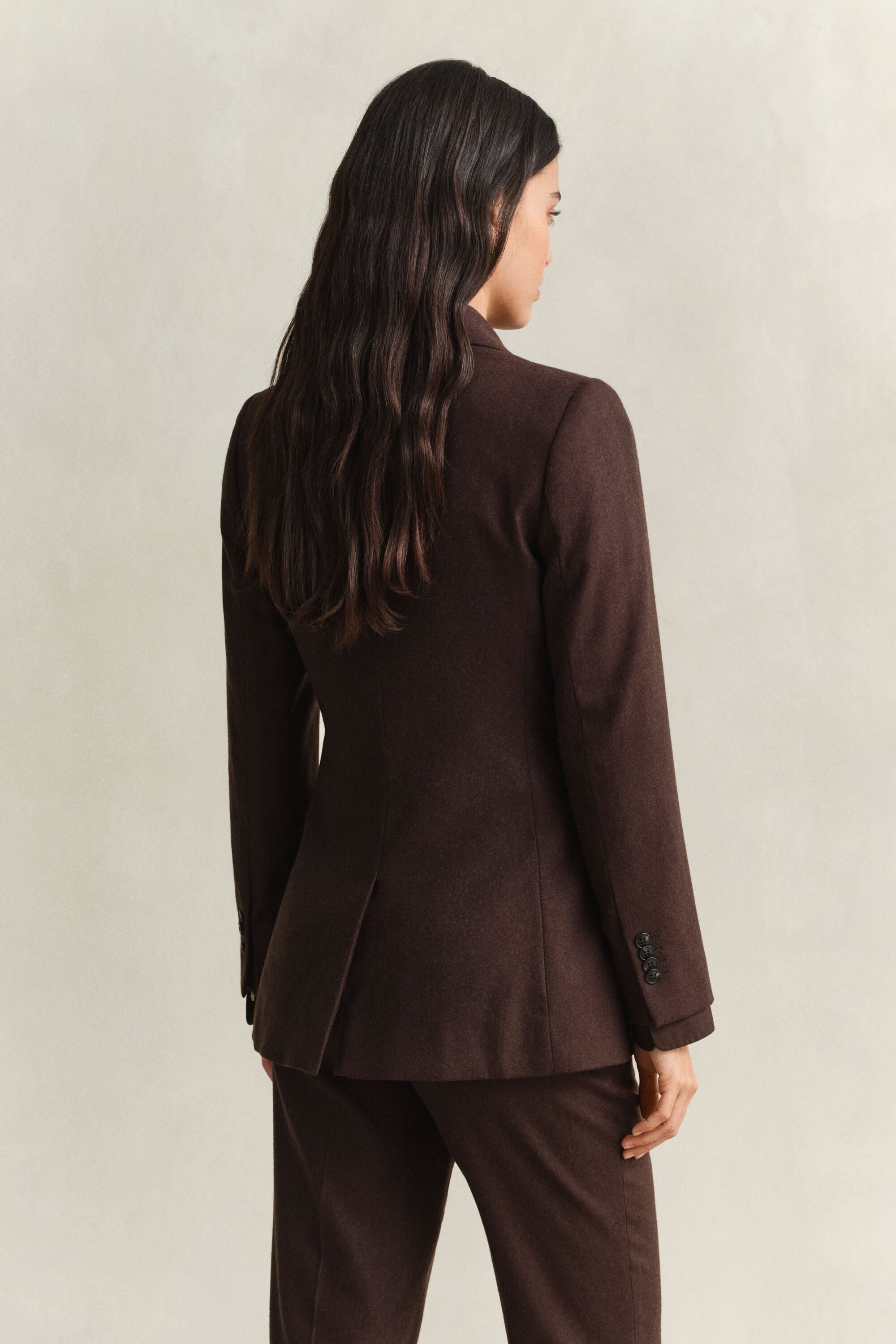 Flanellen blazer