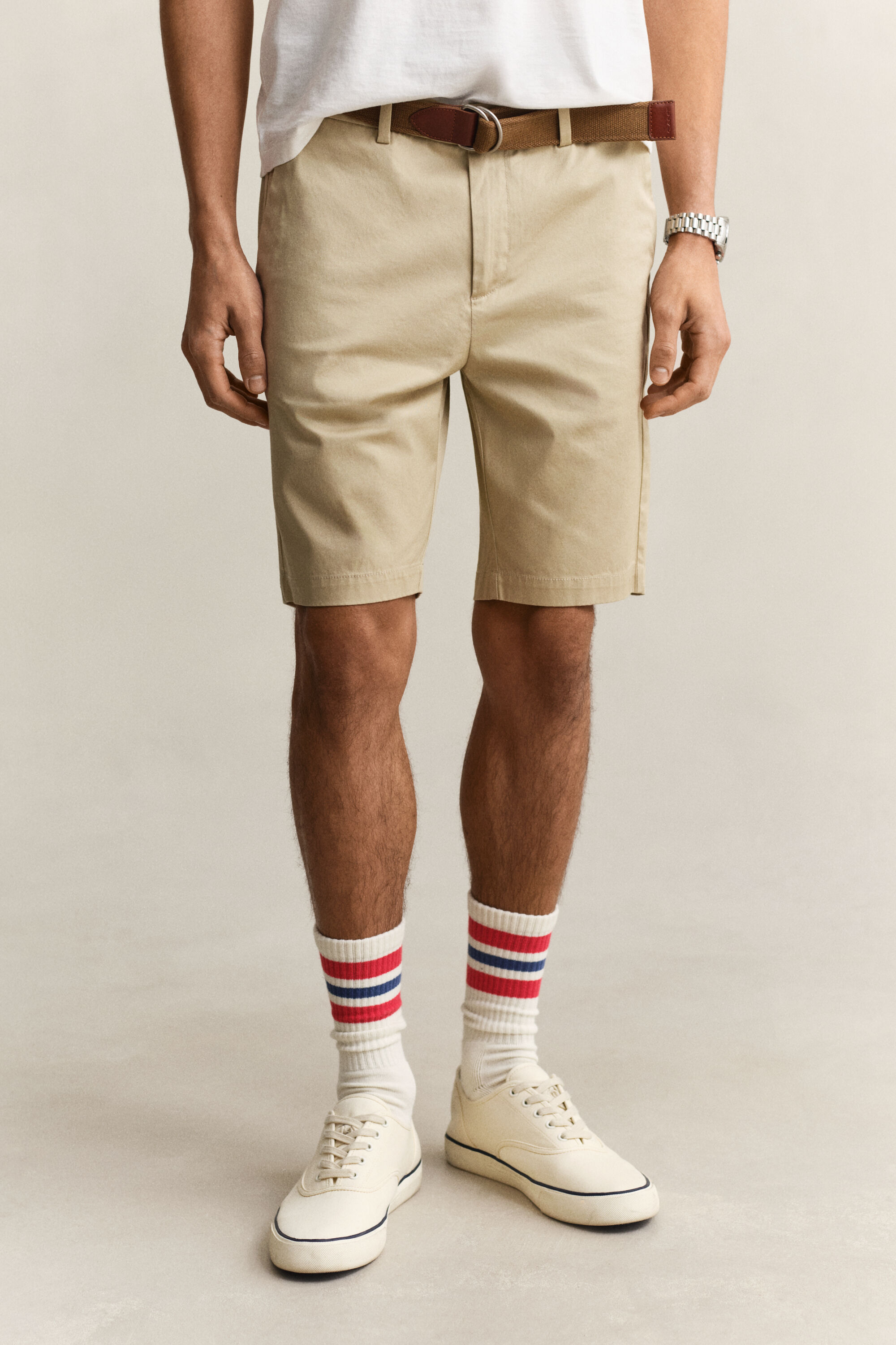 Short chino sportif
