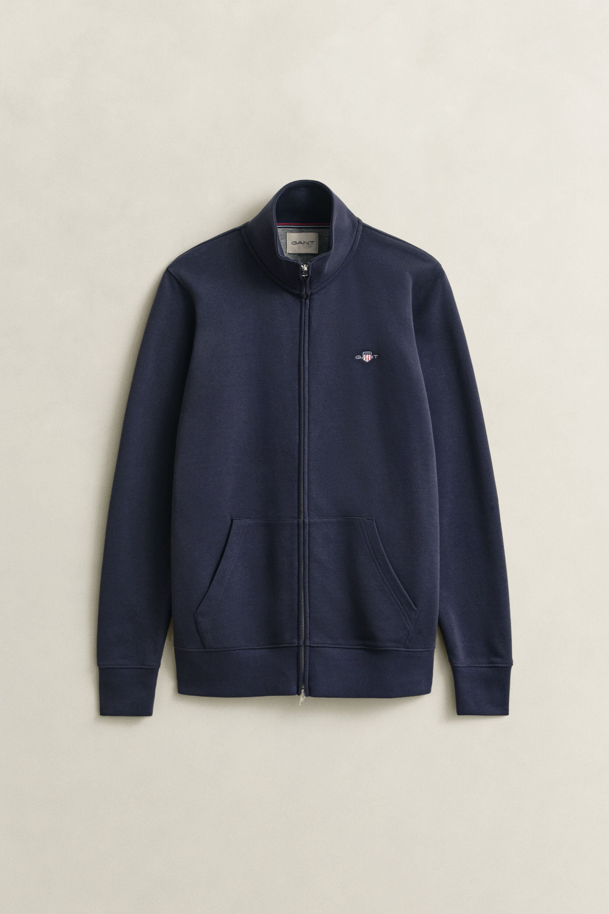 Sweat-shirt zippé avec écusson