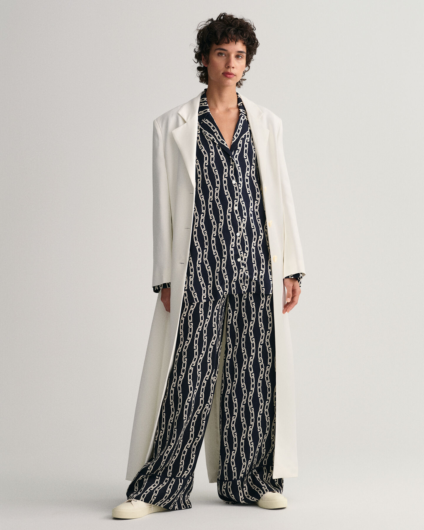 Relaxed Fit Chain Print pyjamajasje