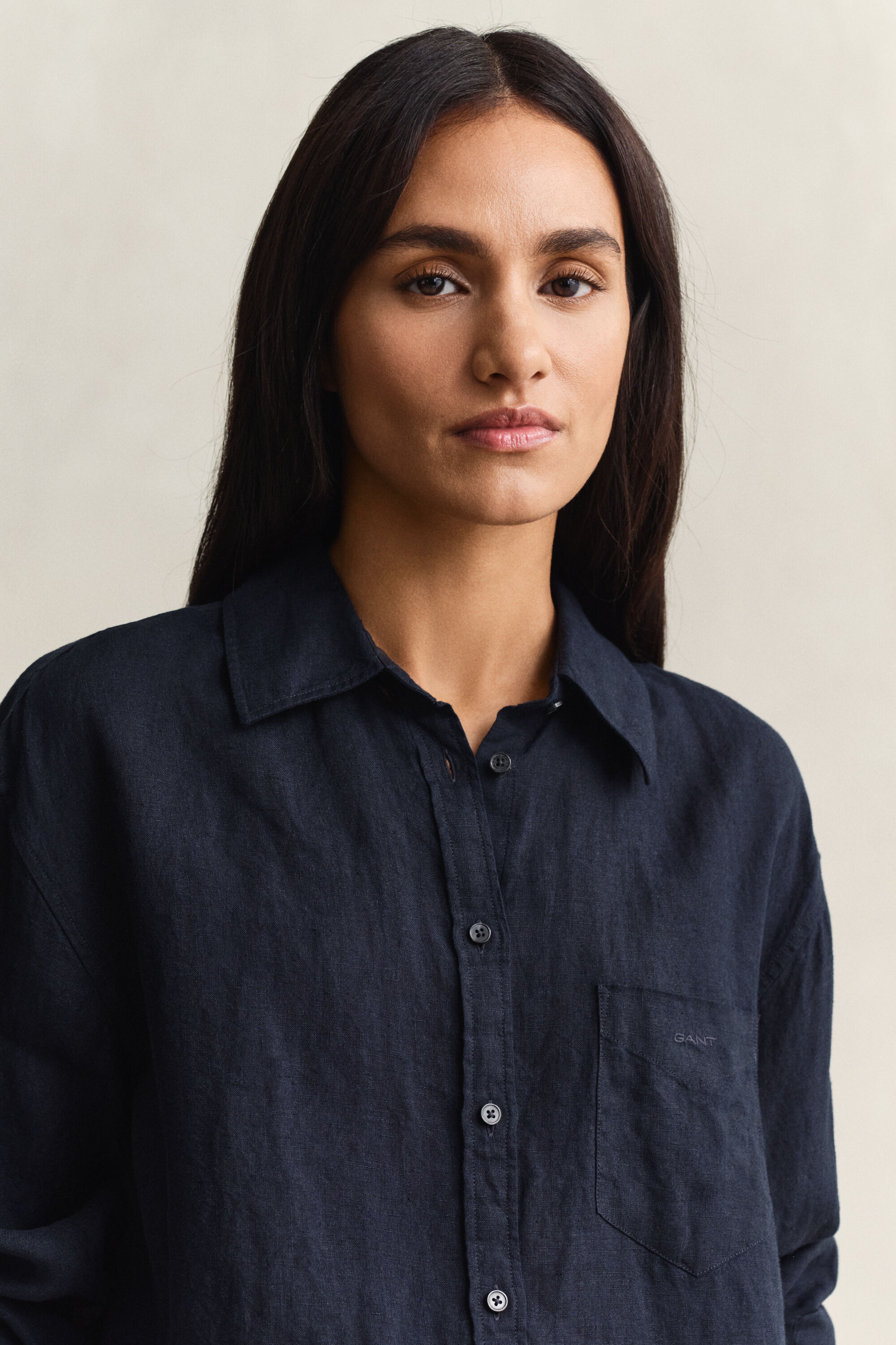 Chemise relaxed fit en lin